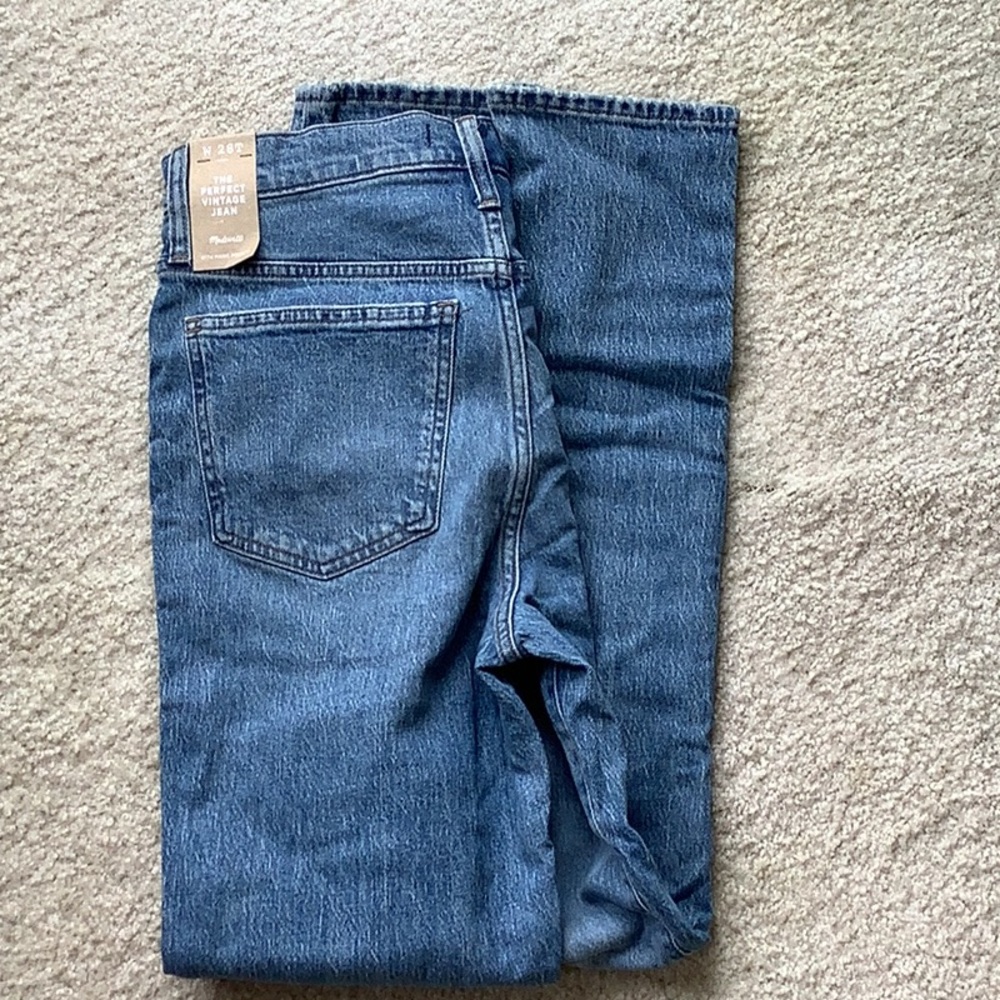 Madewell. The Perfect Vintage Jean 28 Tall. New! - Picture 5 of 5